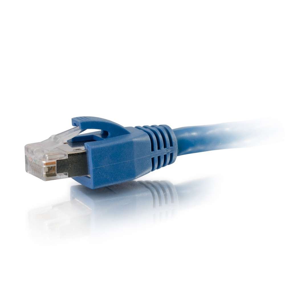 C2G/ Cables To Go Legrand Cat6 Ethernet-Kabel, Snagless, ungeschirmtes Cat6-Patchkabel, blaues Netzwerk-Patchkabel, 90 m, snagless STP Ethernet-Kabel, 1 Stück, 43124