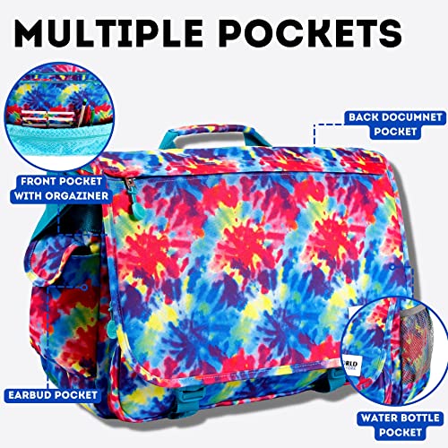 Image of J World New York Thomas Laptop Messenger Bag for Women & Men. Kids Computer Bookbag