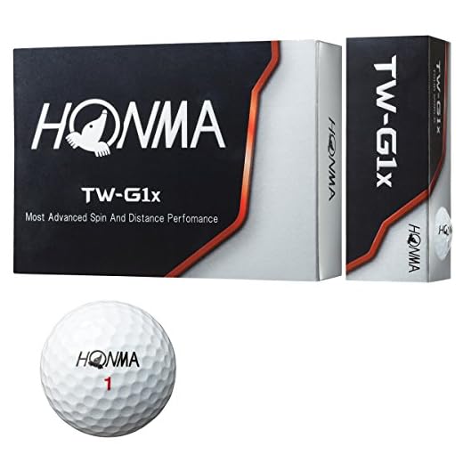 Honma TW-G1x - Pelotas de golf (1 docena), color blanco