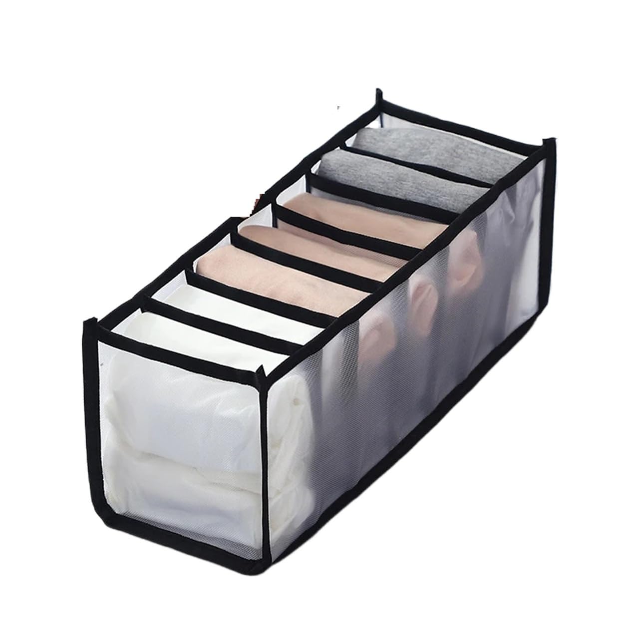 DFGRGRV Drawer Organiser Closet storage box folding underwear partition drawer jeans wardrobe clothes(Chocolate,Color08)