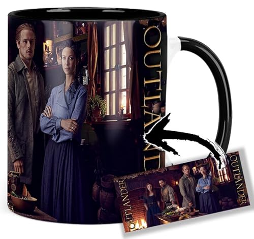 Outlander Sam Heughan Caitriona Balfe Sophie Skelton Richard Rankin Tasse Innen & Henkel Schwarz Keramikbecher Mug für 14,99 EUR (-17%) statt 34,99 EUR bei amazon.de Bild: Outlander Sam Heughan Caitriona Balfe Sophie Skelton Richard Rankin Tasse Innen & Henkel Schwarz Keramikbecher Mug für 14,99 EUR (-17%) statt 34,99 EUR bei amazon.de