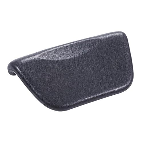 Bath Pillow Almohada De Bañera De PU Con Ventosas Antideslizantes, Reposacabezas De Ergonómico para El Hogar, Cabeza Relajante, Cuello, Espalda Bathtub Pillow (Color : 24 X 14 X 5 Black, Size : Esta