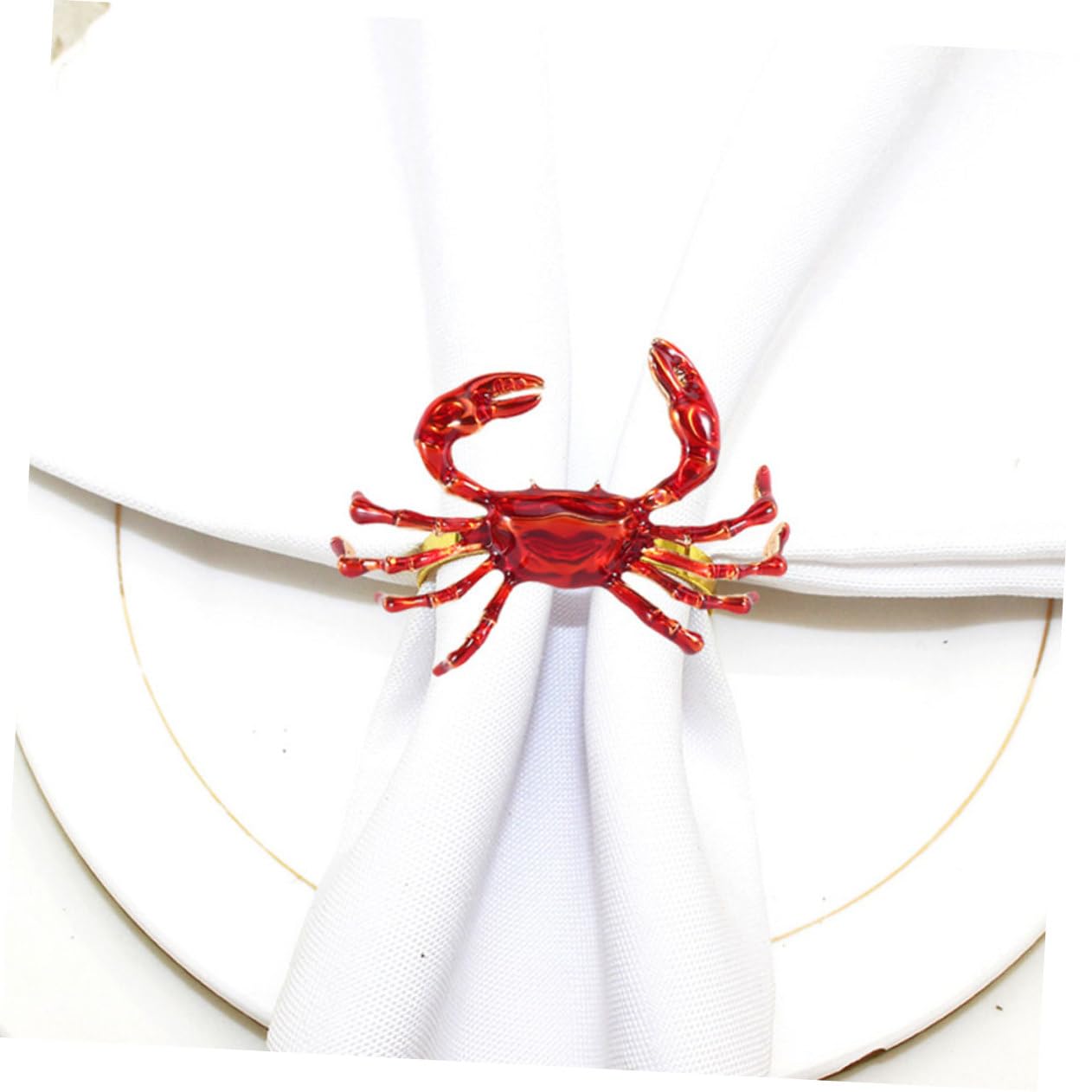Alipis 12stücke Teiliges -förmigen Serviettenringen Napkin Buckles Für Hochzeiten Und Partys Tischdekoration Und Vielseitige Nutzung