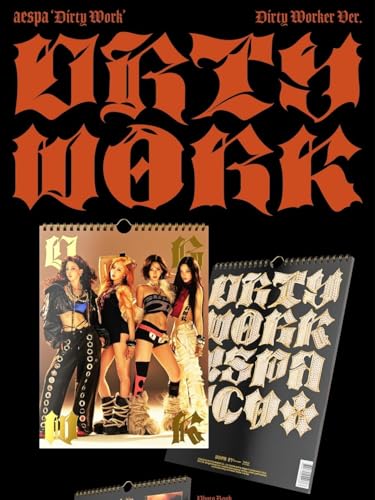Aespa Dirty Work Album unique pour éviter les contrefaçons avec la version Dirty Worker - 2