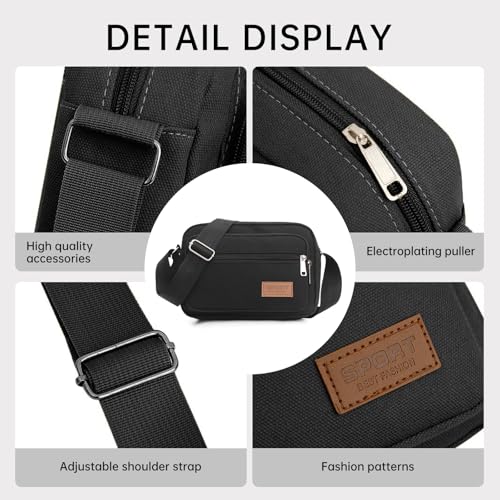 Portable Sling Backpack for Men Mens Crossbody Shoulder Bag for Travel Hiking Daypack3