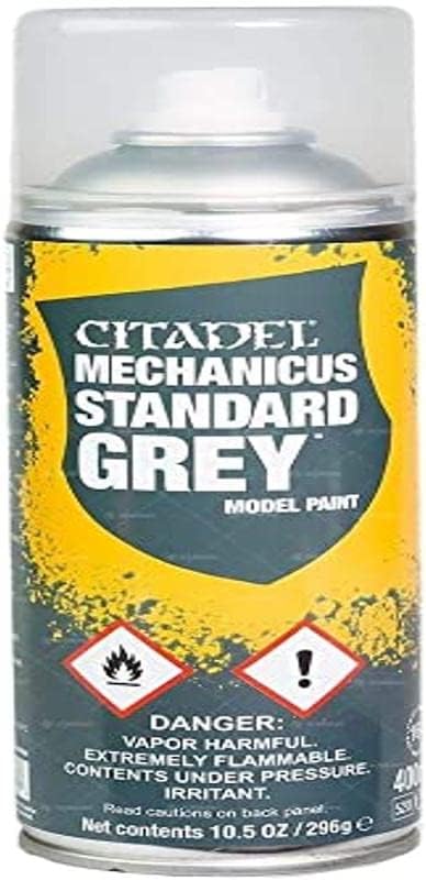 Games Workshop Citadel Bombe Sous-couche - Aérosol Mechanicus Standard Grey