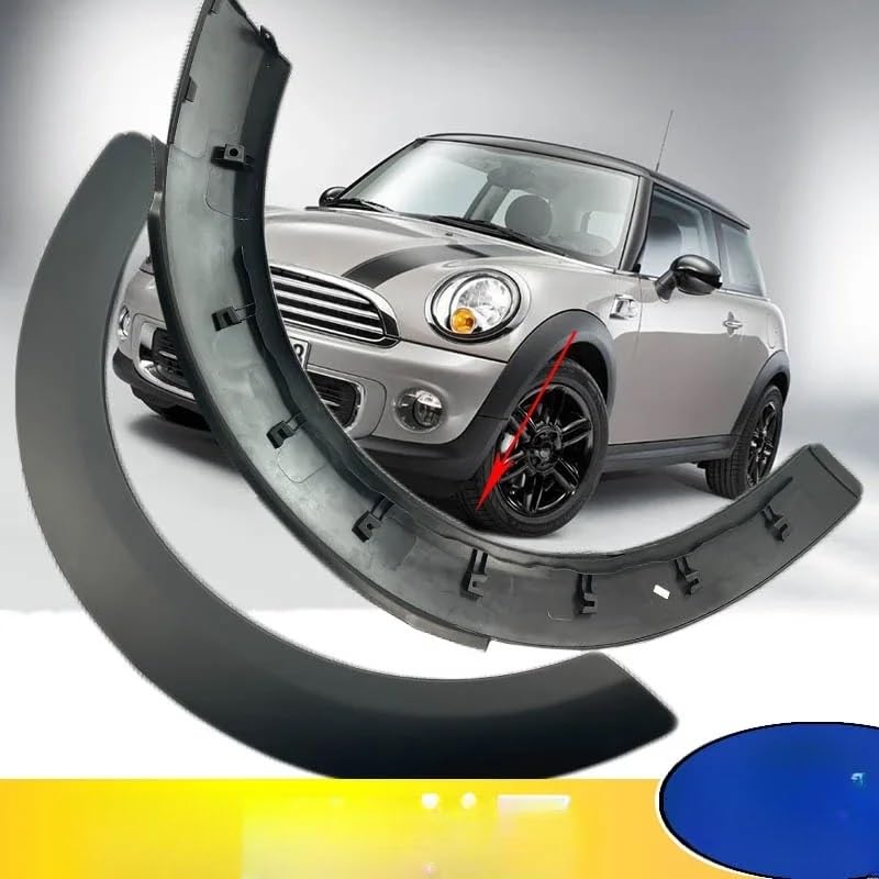 Embellecedor de paso rueda de goma resistente para renovar la ceja de Mini R57 2