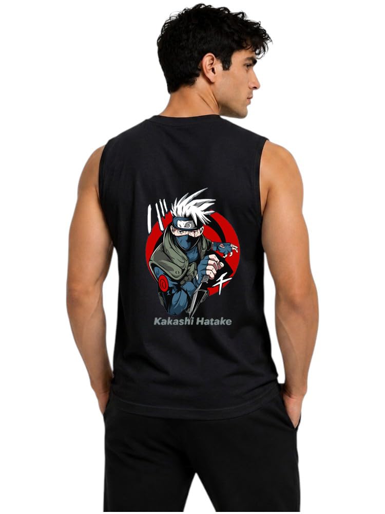 Men Cotton Printed Ribbed Round Neck Sleeveless Casual| Sports| Gym| Tank Top | Vest| Regular Fit T Shirt-picture-34