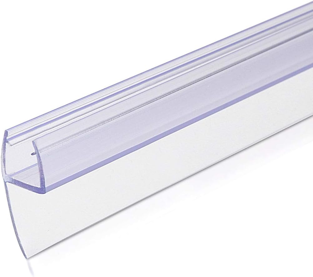 Navaris Shower Screen Door Seal Replacement PVC Splash Guard Seal