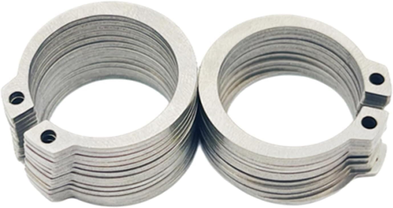 Retaining Rings, 100 Pcs 304 Stainless Steel C-Clips Rings External Snap Clip Suitable for Fix Bearings(15mm)