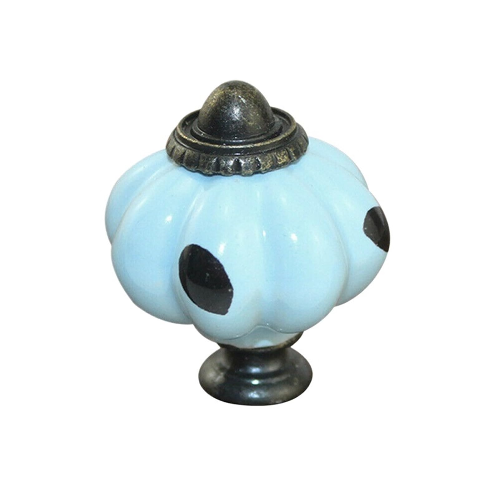 Wlihdb Color 5 5Pairs Vintage Ceramic Pumpkin Cabinet Knob Drawer Furniture Handles Dresser Door Pulls Wardrobe Closet Cupboard Hardware Accessories For Chest Of Drawer(Color 5)
