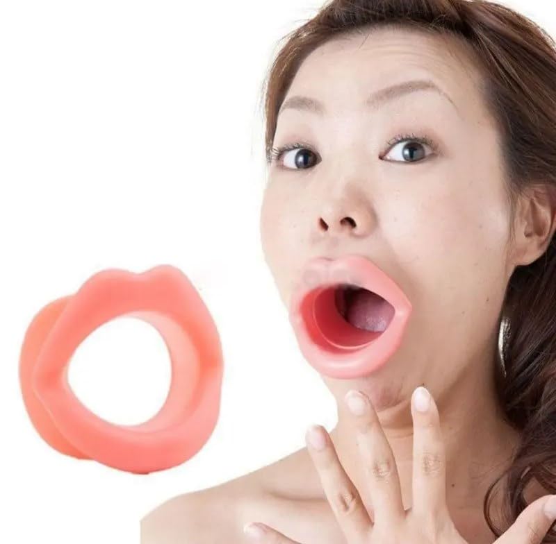 Entrenador de labios Silicona Lifting facial Ejercitador de labios Boca Tensor muscular Apriete Herramienta antiarrugas Tensor muscular