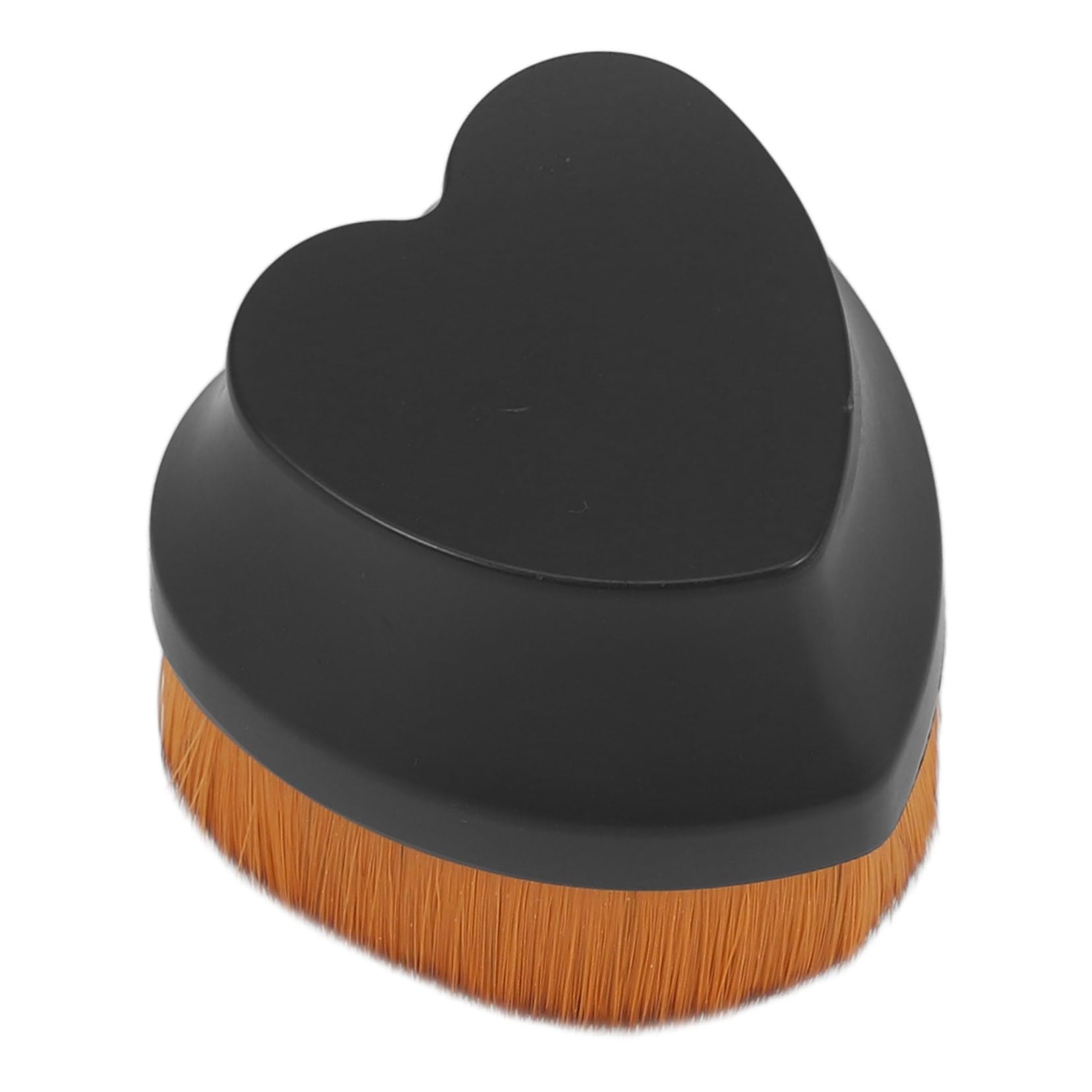 Beavorty Foundation Brush Set Heart Designed Blush Concealer Short Liquid Blending Easy Clean