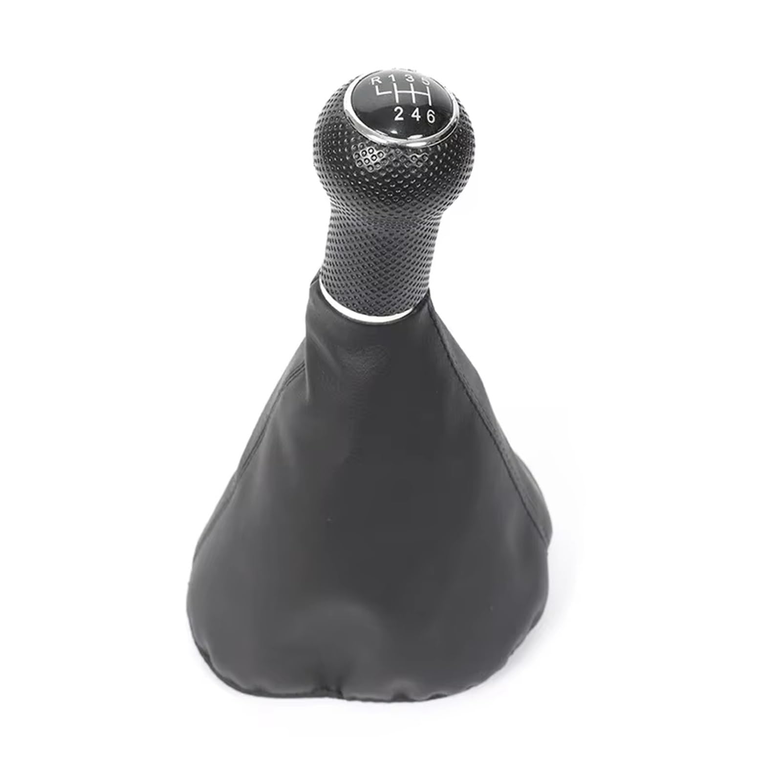 OUVECR Car Shift Gear Knob Handle for Seat for Ibiza 1996-2001 for Cordoba for Inca 5/6 Speed Manual Transmission Gear Knob Lever Stick Shift Gear Shift Cover(A-6 Speed)