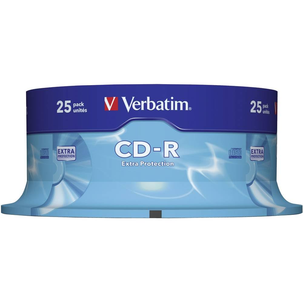 CD-R Verbatim Datalife 52X/ Tarrina-25uds