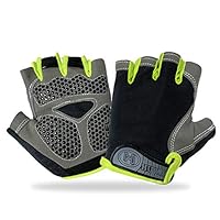 Gants De Cyclisme Mi-Doigts - Antidérapants, Respirants, Absorbants Les Chocs - Pour Vélo Route Et VTT - Hommes Et Femmes