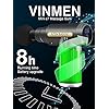 VINMEN Massage Gun【Newest 2022】 Mini Portable Body Muscle Massager Professional Deep Tissue Massage Gun for Pain Relief with 8 Attachment 6 Speeds.Small Size,Great Motivation.
