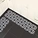 Produktbild AZ Haushalt Carpet-Carpet-Kitchen Rechteck Teppich wasserdicht Öl-Proof Anti-Rutsch-Osmanen Haushalt Pvc Bottom Teppich, zweiteilige Anzug --- Anti Rutschform Luxus Teppich,40 * 60 cm + 40 * 120 cm,1