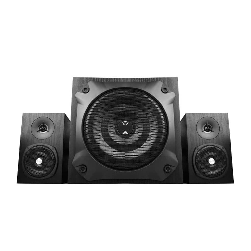 SDFGH Wooden 6.5" 40W Speaker Subwoofer Speaker for Andriod/phone with USB/SD Function Home Theater
