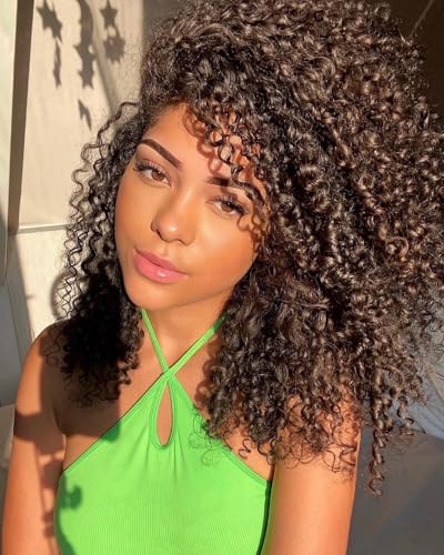 7 Packs GoGo Curl Crochet Hair 12 Inch Short Curly Crochet Hair for Women Deep Wave Beach Curl Crochet Braids Synthetic Braiding Hair Extensions(12 Inch, #4)