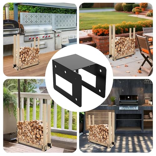 Support pour bois de chauffage extérieur empilable pour optimiser votre espace