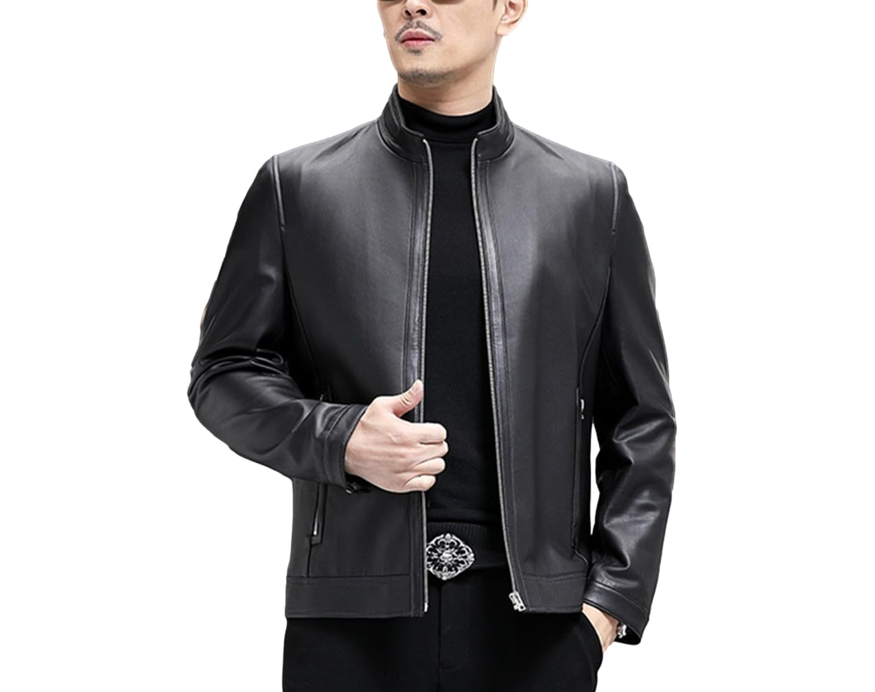 JINLUN ライダースジャケット 未使用 Amazon | [JINLUN] 本革ジャケット メンズ 革ジャン シングル