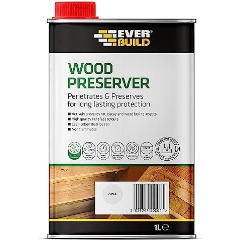 Everbuild Wood Preserver for Interior and Exterior Cover