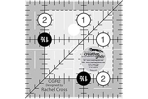 Creative Grids 2 1/2" Square Quilt Ruler