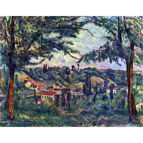 Impression d'art Cezanne pour décoration salon et bureau élégant sur toile