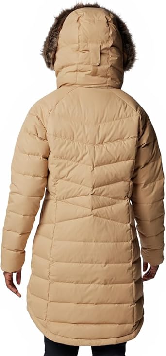 Damska Kurtka Puchowa Columbia Belle Isle II Mid Down Jacket Black - View #4