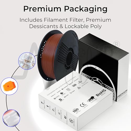 Image of NFIL3D Premium HS PLA+ Mocha Brown - 3D Printing Filament | Compatible with All 3D Printers | 1.75mm | 1Kg Gross Weight