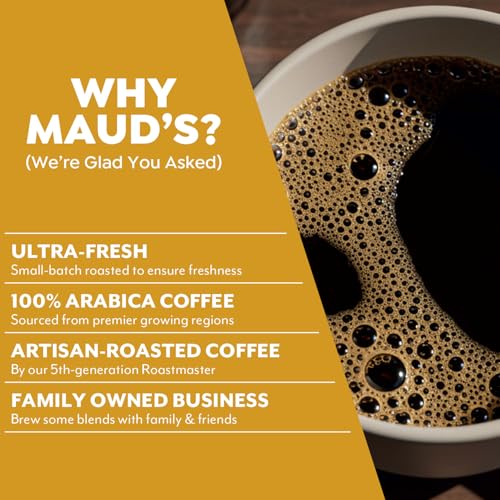 Image of Maud's Maple Vanilla Flavored Coffee Pods, 18ct | Medium Roast Flavored Coffee in Single Serve Pods - Compatible with Keurig Coffee Makers