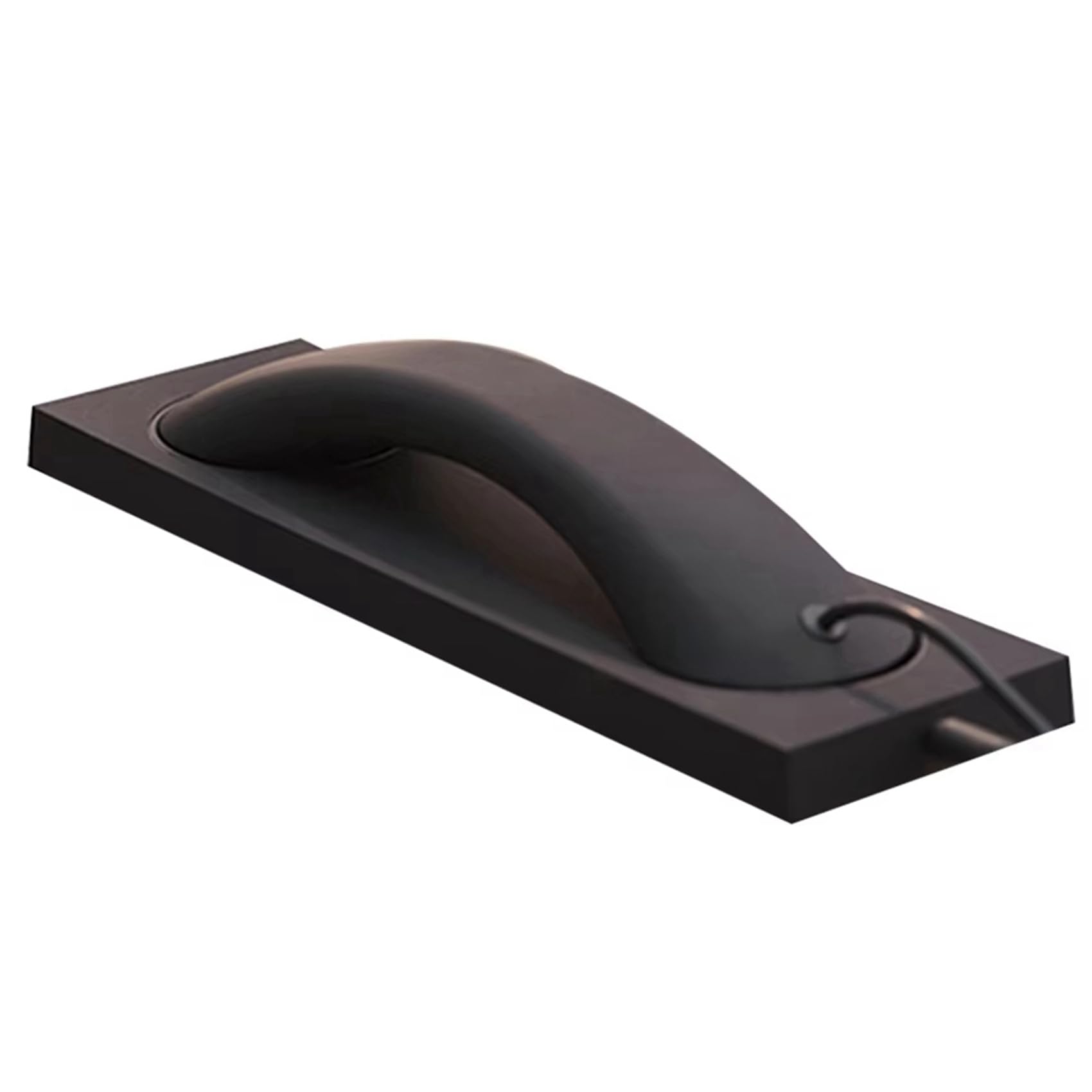 6X Receptor de Teléfono Retro Universal, Auricular para Llamadas con Teléfono Inteligente, Micrófono de 3,5 mm para Teléfono Fijo, Color Negro