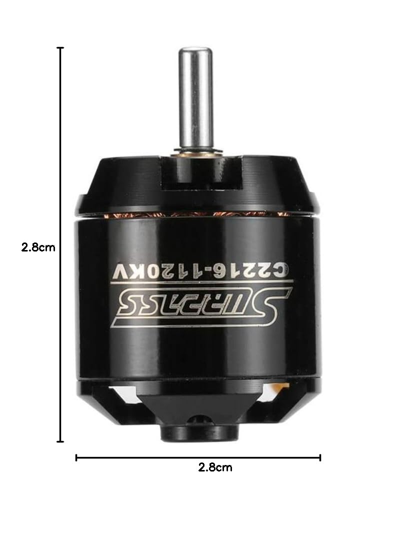 Goolsky SURPASS - Motor sin escobillas de alto rendimiento 2216 1120KV 14 polos para avión RC de ala fija
