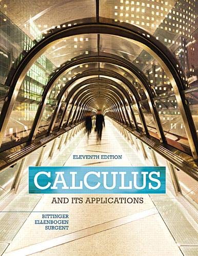 Calculus and Its Applications (11th Edition) Calculus and Its Applications (11th Edition)