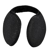 [SRHW] 耳あて 耳当て 耳カバー イヤーマフ イヤーウォーマー 防寒グッズ 寒さ対策 男女兼用 ブラック