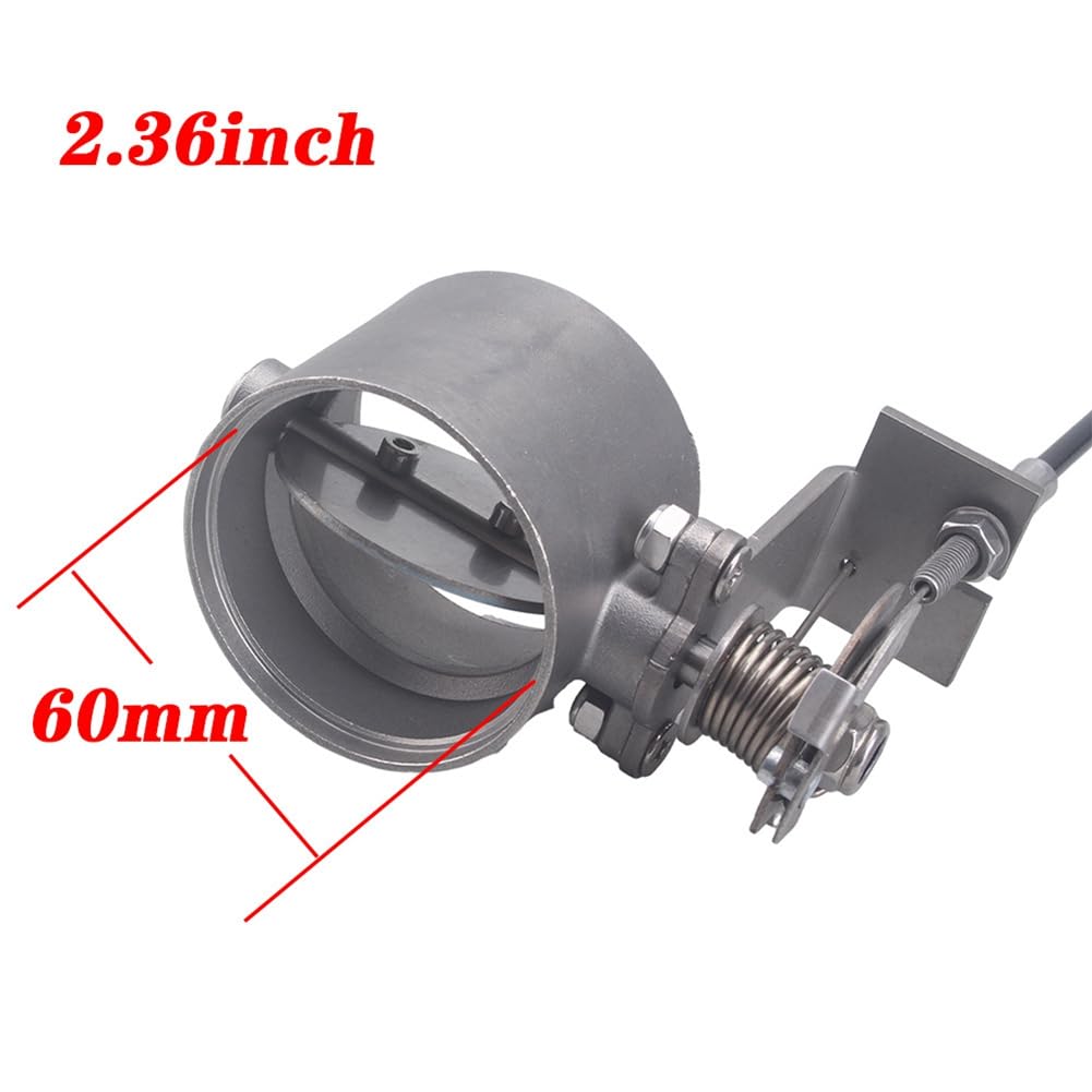 Parti del Silenziatore del Tubo di Scarico Della Valvola di Scarico del Tubo di Scarico Modificato da 2 Pollici/50 mm per Moto Universale