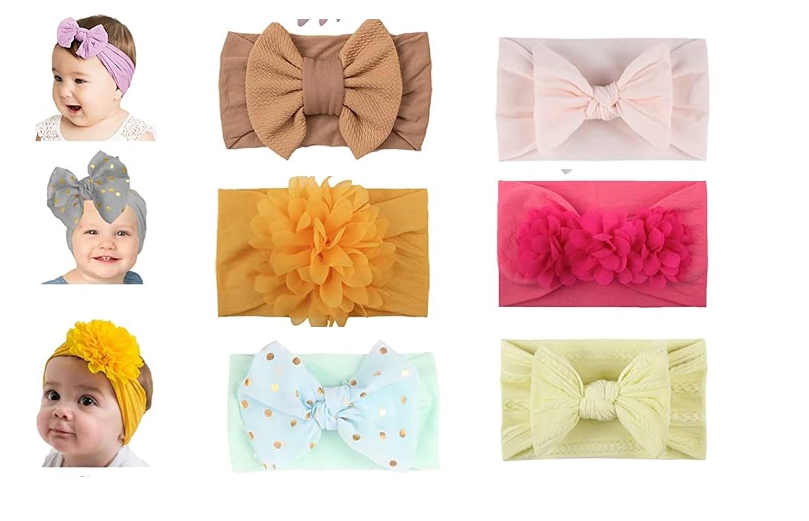 JUSTLIST Collections Headbands Flowers Soft Cotton Hairbands for Baby Girls Infants Toddlers (Pack of 6) (Color May Vary)… (B0BXD28BVW) Amazon Price History, Amazon Price Tracker