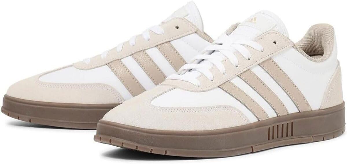 Adidas GRADAS KJ0860 Footwear, White/Clay Beige/Gum 28.0 cm