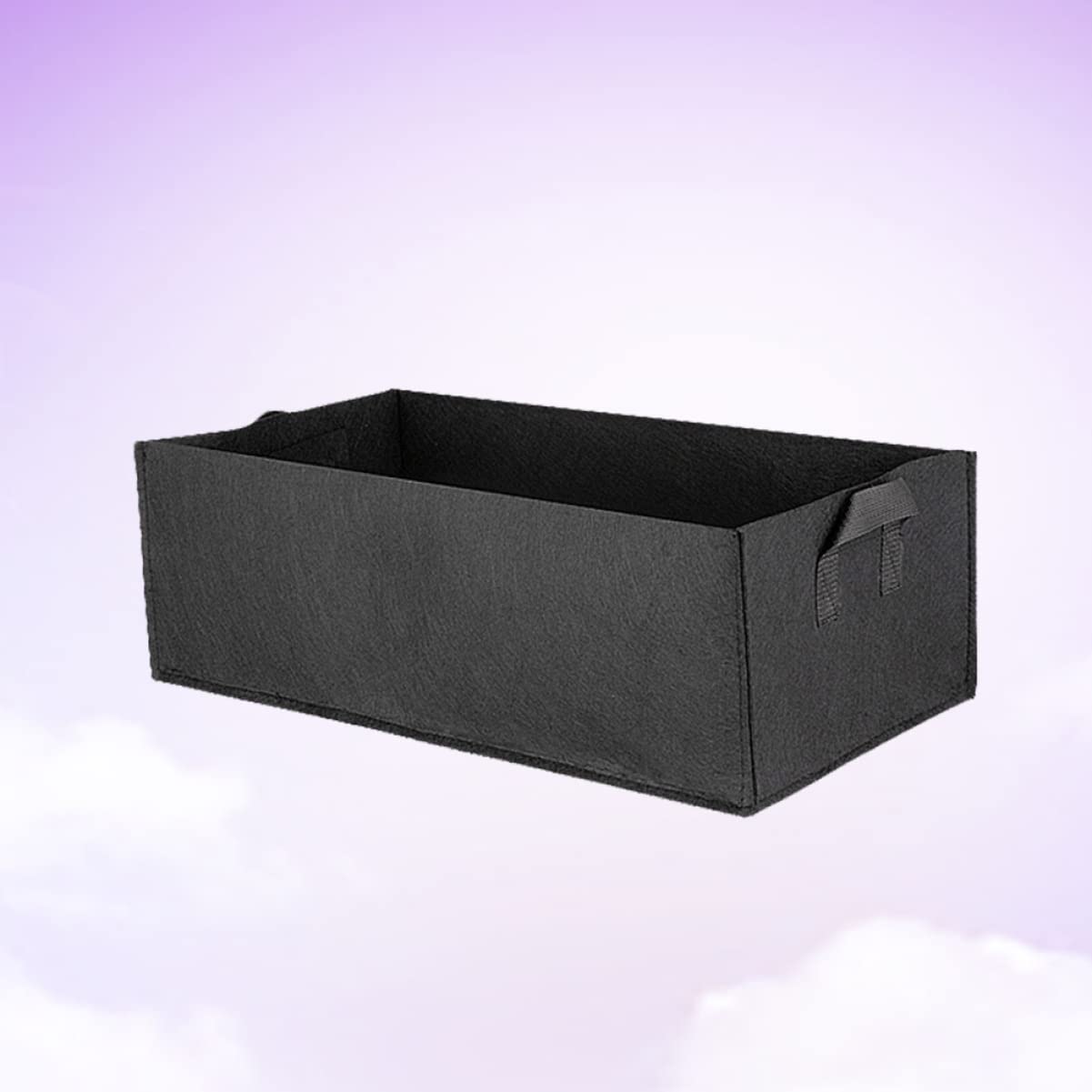YARNOW Bolsa Cuadrada para Cultivo De Fresas (3 Unidades Tamaño Galón) para Control De Raíces para Plantas Flores Vivero Verduras Invernadero Elegante Color Negro Tamaño