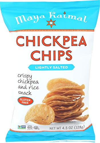 Maya Kaimal Fine Indian Foods Chickpea Chips, Lightly Salted, 4.5 Ounce