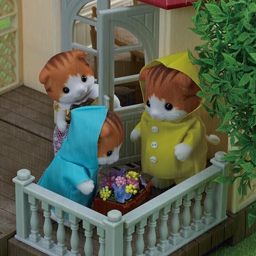 EPOCH Sylvanian Family Doll Maple Cat Family FS-30 miniatura 7