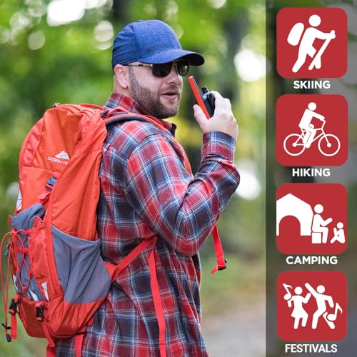 Image of Motorola Solutions T210 Two-Way Radio Black W /Red Two-Pack
