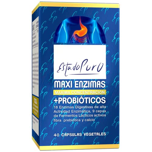 Maxienzimas con Probioticos - Estado Puro 40 Cápsulas de Tongil