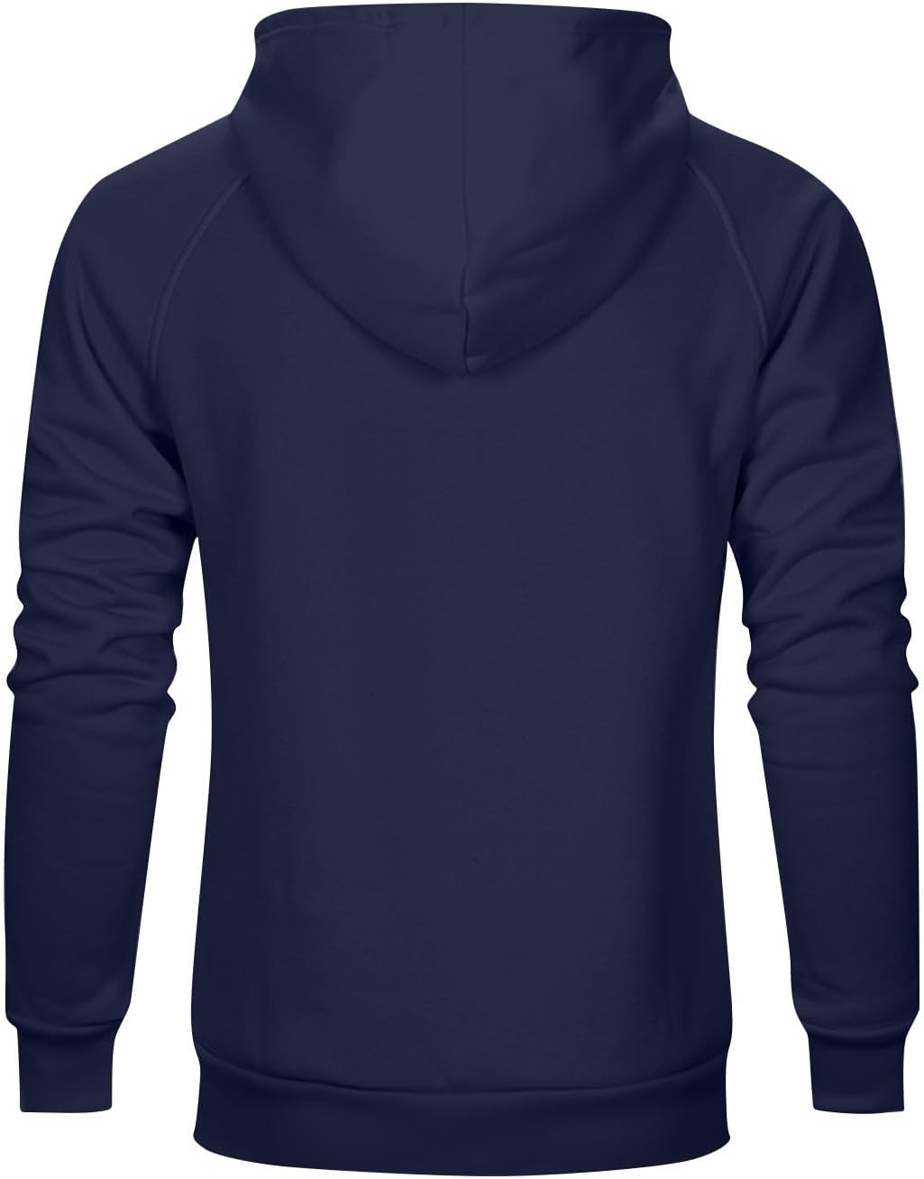 Ymosrh Men's Casual Hoodies, Long Sleeve Letter Print Pullover Hooded Sweatshirts with Pocket, M-5XL