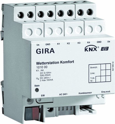 101000 Wetterstation Komfort KNX Einflächenbedienung REG