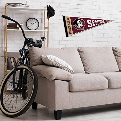 Image of Rico Industries NCAA Exclusive 12 inch x 30 inch Felt Wall Decor Pennant - Great for Home /Bed Room /Man Cave Decor