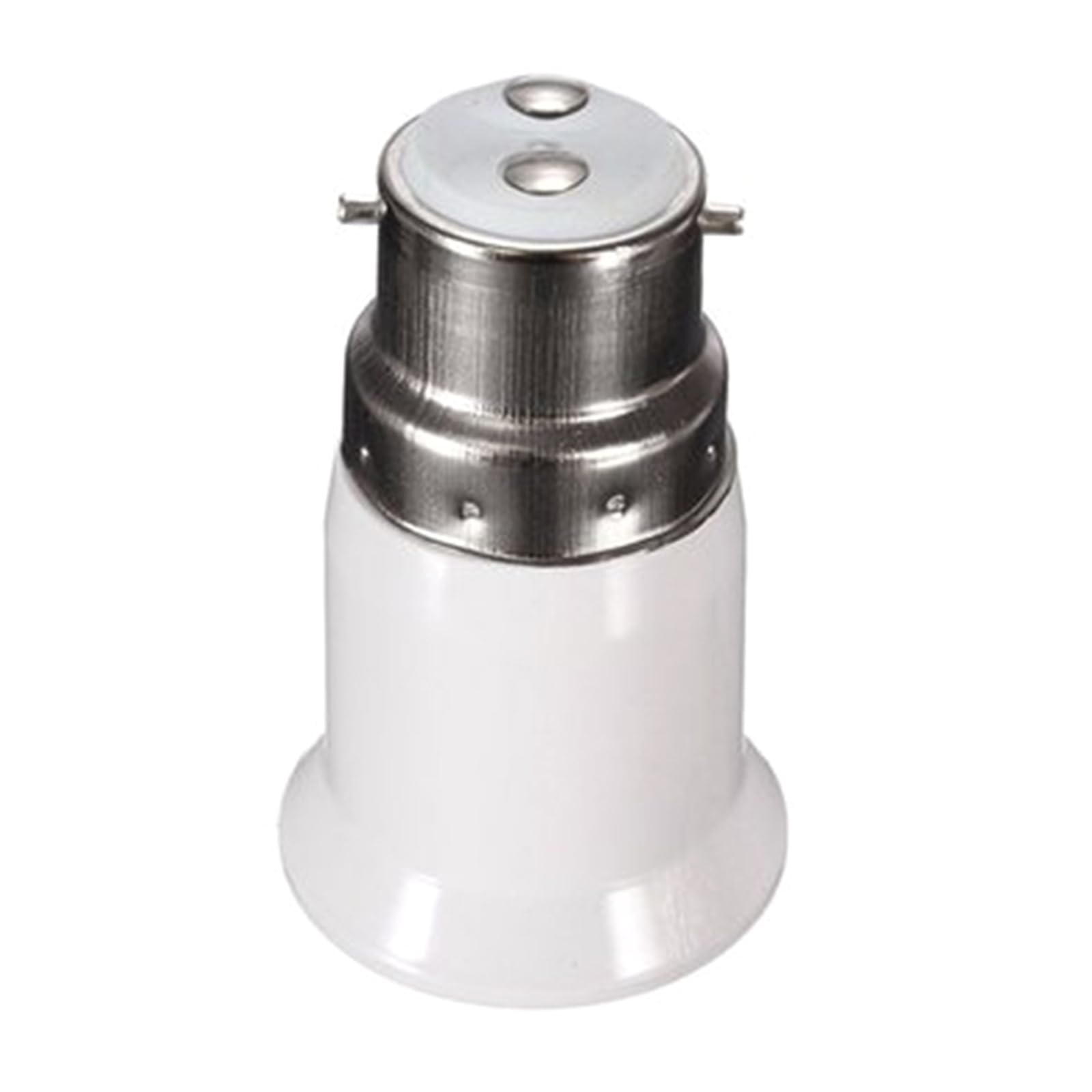 Sanrlo 1/5Pcs B22 To E27 Socket Converter Bayonets To Screw Lampholder Lamp Base Adapter For Led Bulbs And Incandescent Bulbs