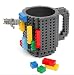 La Tartelette Build-On Brick Coffee Mug (Gray) - 12 oz