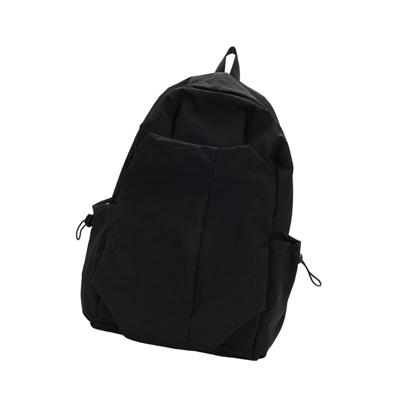 Mochila coreana unisex de gran capacidad en tela resistente y correas ajustables cómodas 8